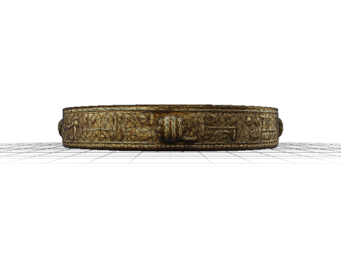 Codex Copper Ankh Bracelet 3D मॉडल