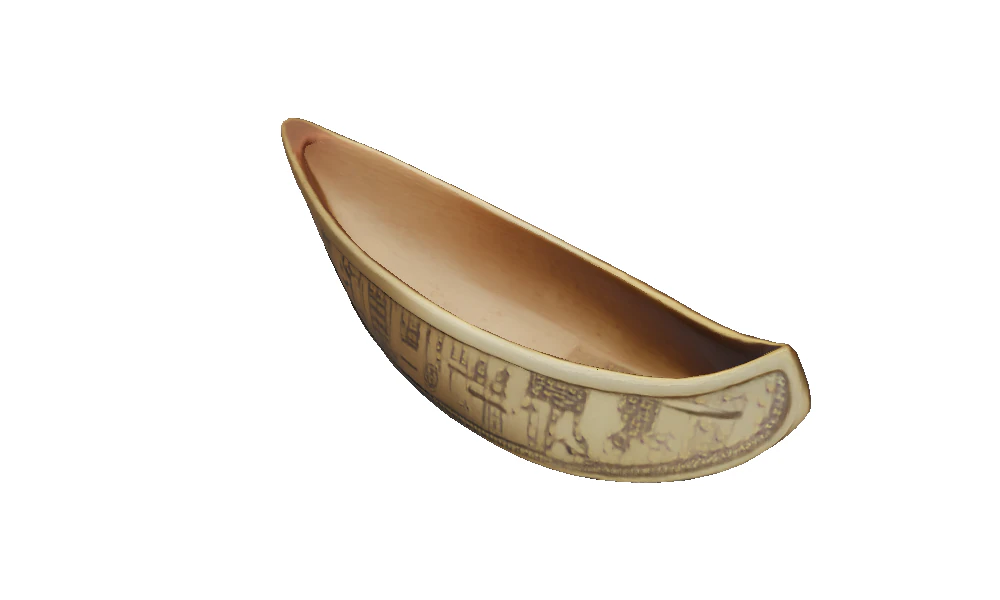 Pharaohs canoe 3D Model .c4d .max .obj .3ds .fbx .stl .blend 