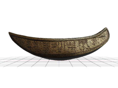 Pharaohs canoe Modelo 3D