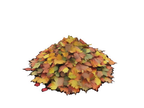 Autumn Leaf Pile 3D Model