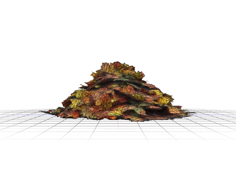 Autumn Leaf Pile 3D Model
