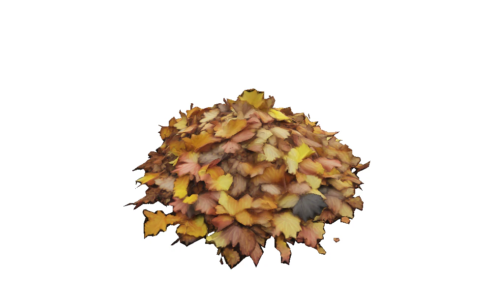 Hyperrealistic Autumn Leaves 3D Model .c4d .max .obj .3ds .fbx .stl .blend 
