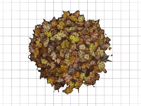 Hyperrealistic Autumn Leaves 3D 模型
