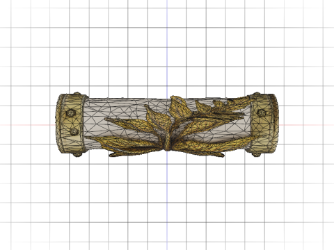 Fernleaf Scroll Holder 3D-Modell