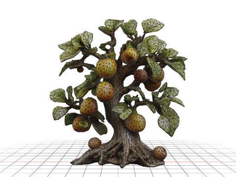 Fig-Tree Amulet 3D Model