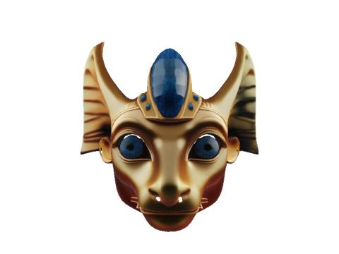 Golden Anubis Majesty Modelo 3D