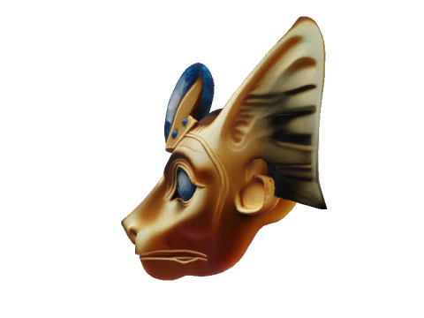 Golden Anubis Majesty 3D Model