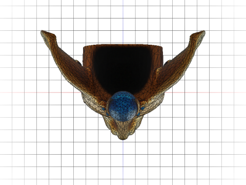 Golden Anubis Majesty Modelo 3D