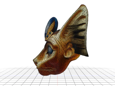 Golden Anubis Majesty 3D Model