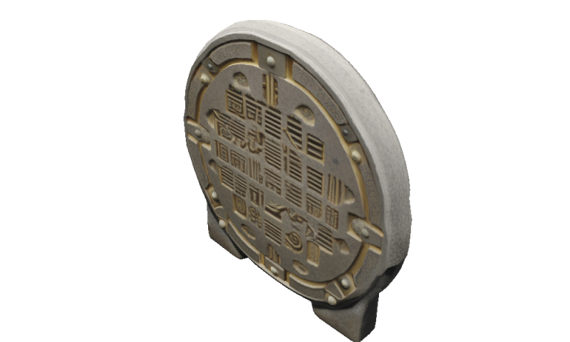 Babylonian Millstone Puzzle 3D Model .c4d .max .obj .3ds .fbx .stl .blend