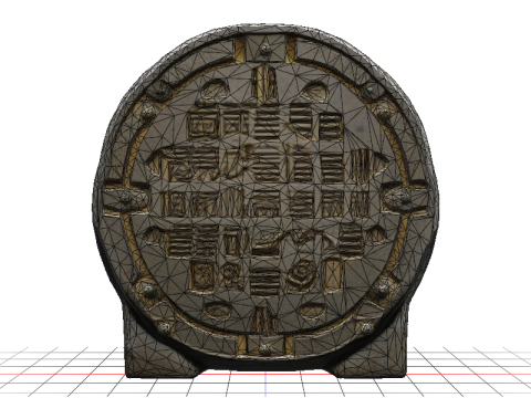 Babylonian Millstone Puzzle 3D Model