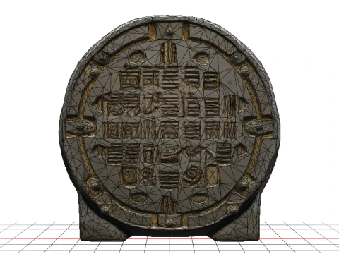 Babylonian Millstone Puzzle 3D Model