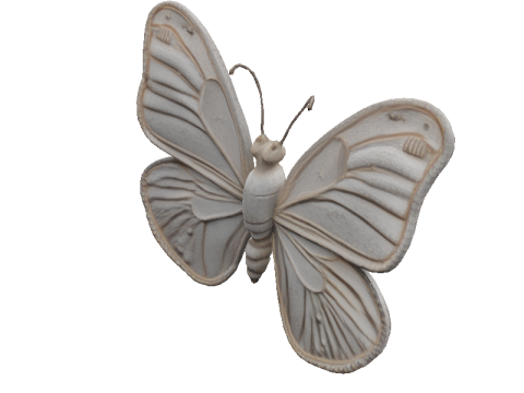 Gothic Butterfly sculpture 3D Model