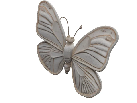 Patung Kupu-Kupu Gotik Model 3D