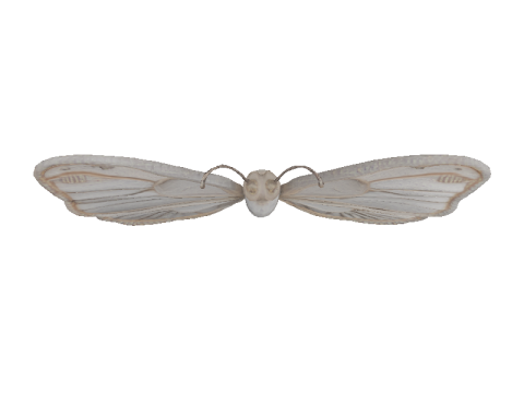 Gothic Butterfly sculpture Model 3D
