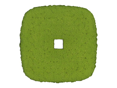 Green Bush Hedge 3D 모델