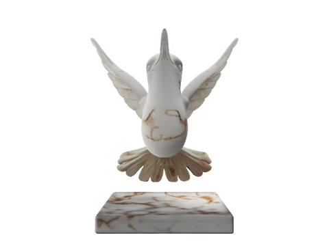 Codex Marble Hummingbird 3D Model