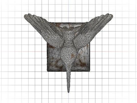 Codex Marble Hummingbird 3D Model