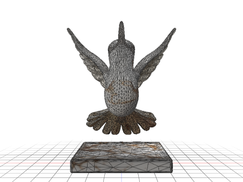 Codex Marble Hummingbird 3D मॉडल