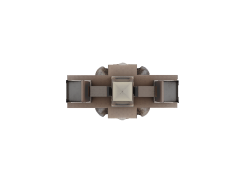 Quintuple Oblisk 3D Модель