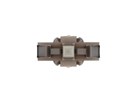 Quintuple Oblisk 3D Model