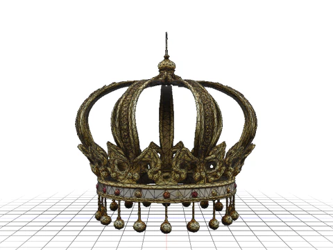 Ornate Crown 3D Model