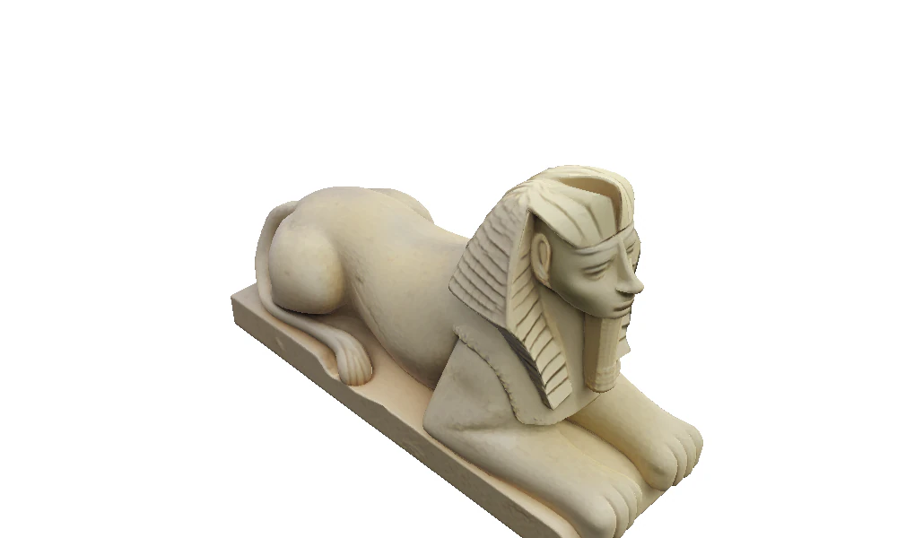 Sphinx 3D Model .c4d .max .obj .3ds .fbx .stl .blend 