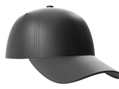 Premium Baseball Cap Realistic Blank Cap with 4K PBR Textures 3D Model
