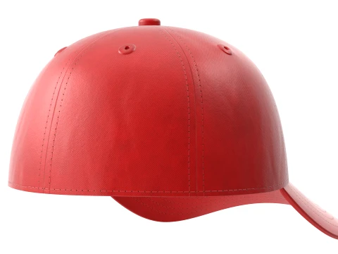 Premium Baseball Cap Realistic Blank Cap Low-poly 3D Model