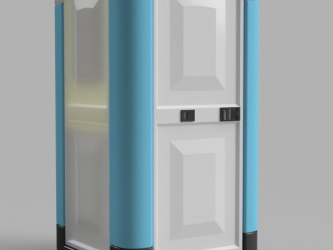 PORTABLE TOILET 3D-Druckmodell