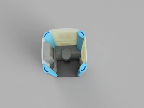 PORTABLE TOILET 3D Print Model