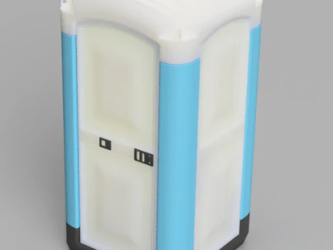 PORTABLE TOILET 3D Print Model