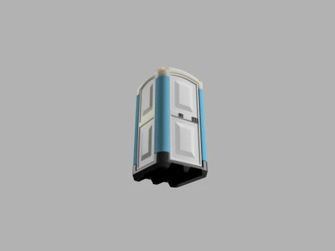 PORTABLE TOILET 3D Print Model