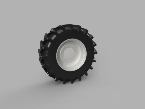 Wheel 3D Print Model