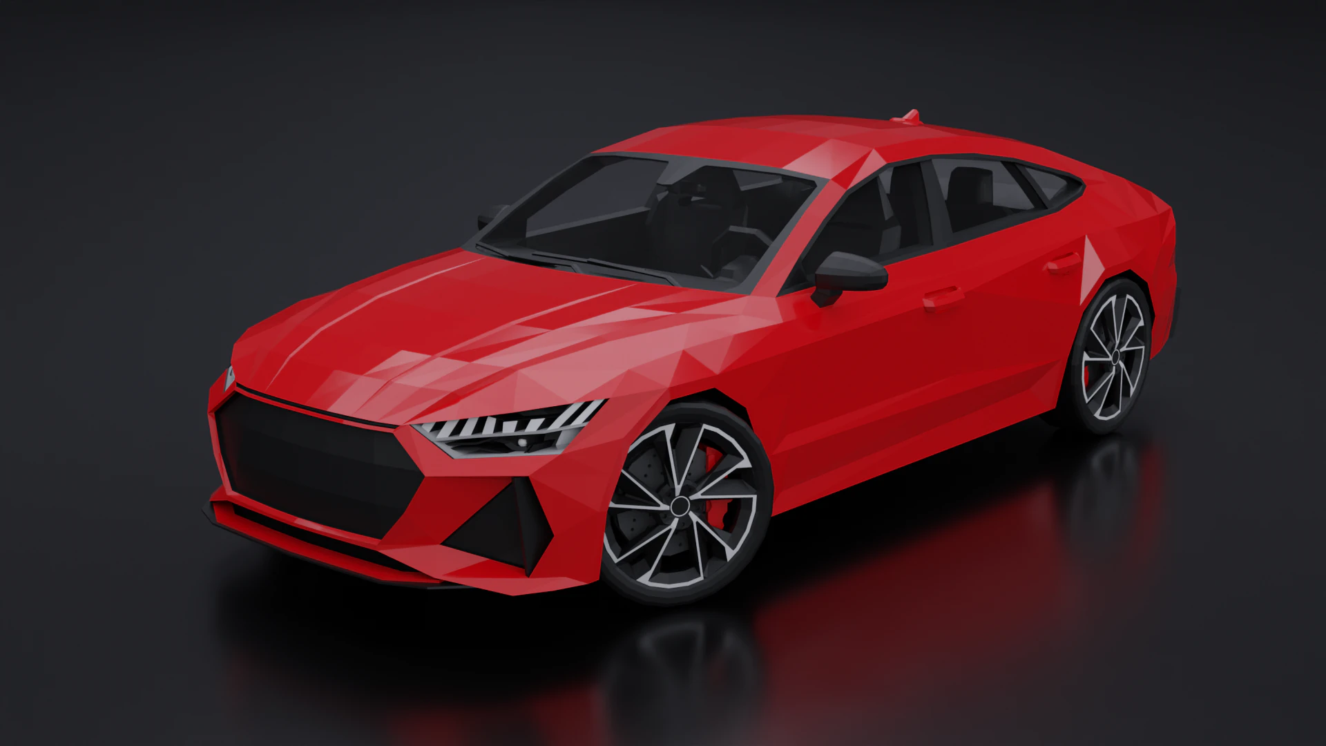Audi RS 7 Sportback 2020 3D Model .c4d .max .obj .3ds .fbx .stl .blend 