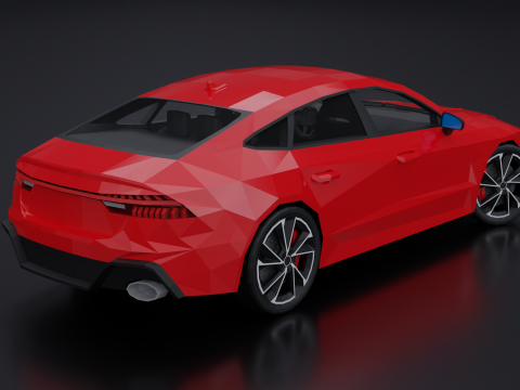 Audi RS 7 Sportback 2020 3D Model