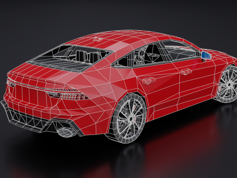 Audi RS 7 Sportback 2020 3D Model