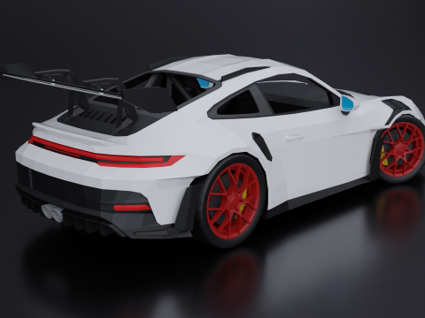 Porsche 911 GT 3 RS 2023 Model 3D