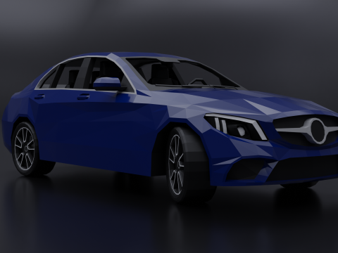 Mercedes C-Class Sedan 2019 Model 3D