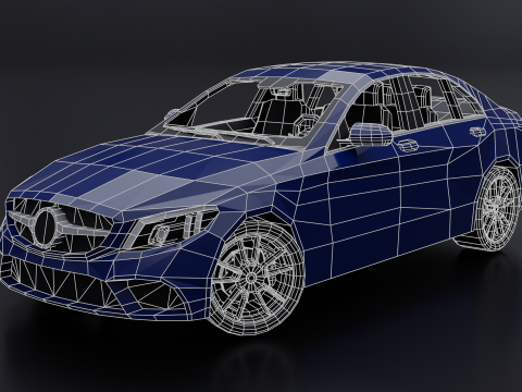 Mercedes C-Class Sedan 2019 Model 3D