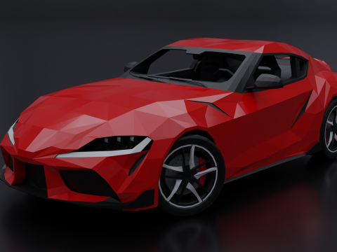 Toyota Supra 2019 3D Model