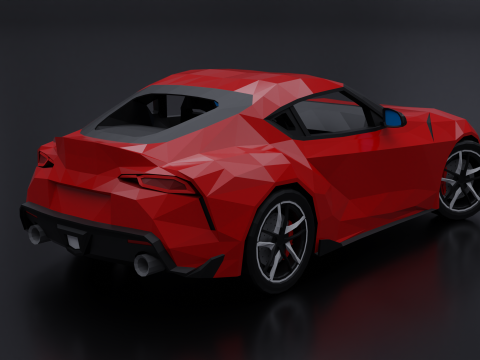 Toyota Supra 2019 3D Model