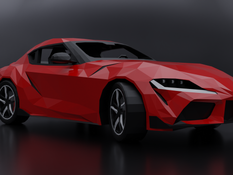 Toyota Supra 2019 3D Model