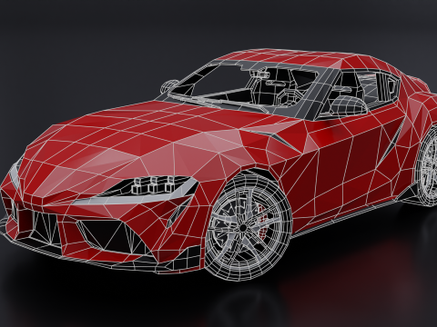 Toyota Supra 2019 3D Model