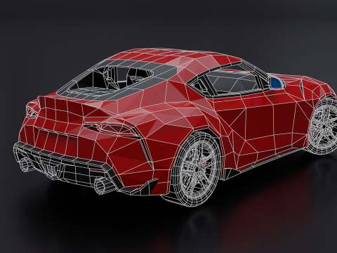 Toyota Supra 2019 3D Model