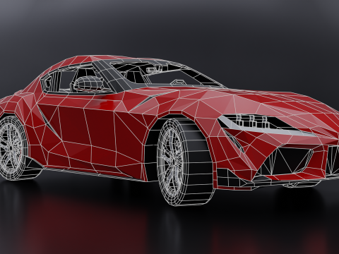 Toyota Supra 2019 3D Model