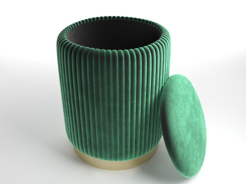 Velvet Pouf 3D 모델