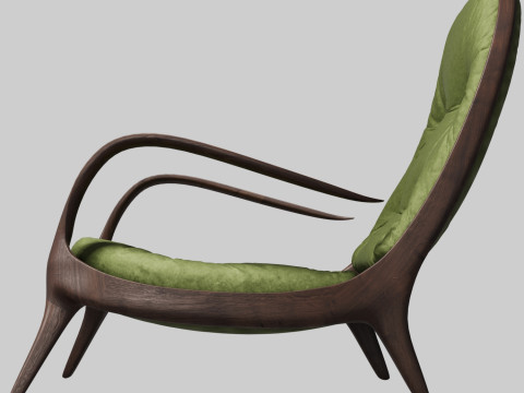 Armchair Warm 3D Модель