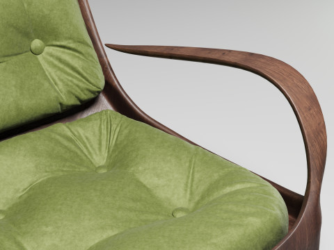 Armchair Warm 3D Модель