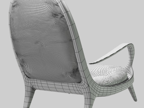 Armchair Warm 3D Модель